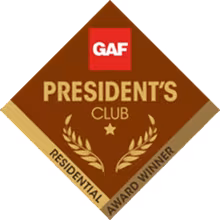 GAF President's Club residential award badge