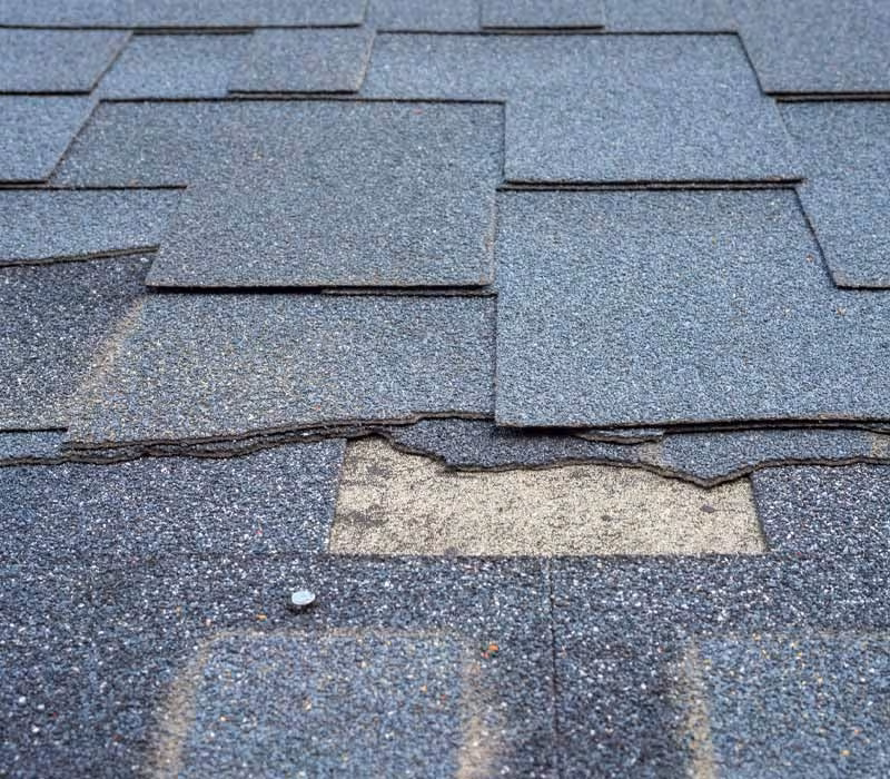 Roof before replacement